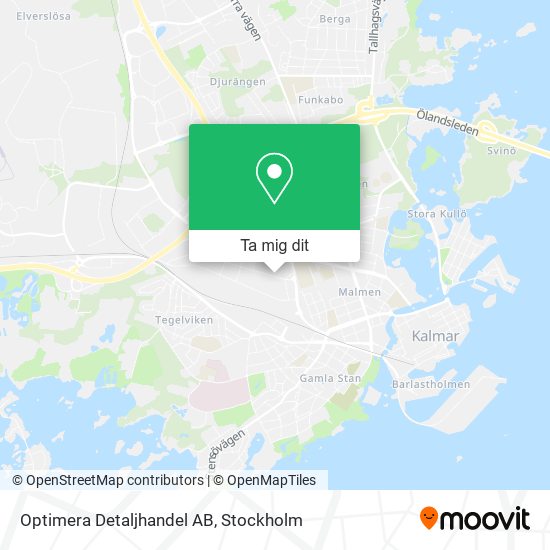 Optimera Detaljhandel AB karta