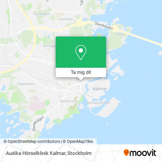 Audika Hörselklinik Kalmar karta