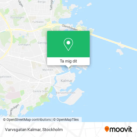 Varvsgatan Kalmar karta