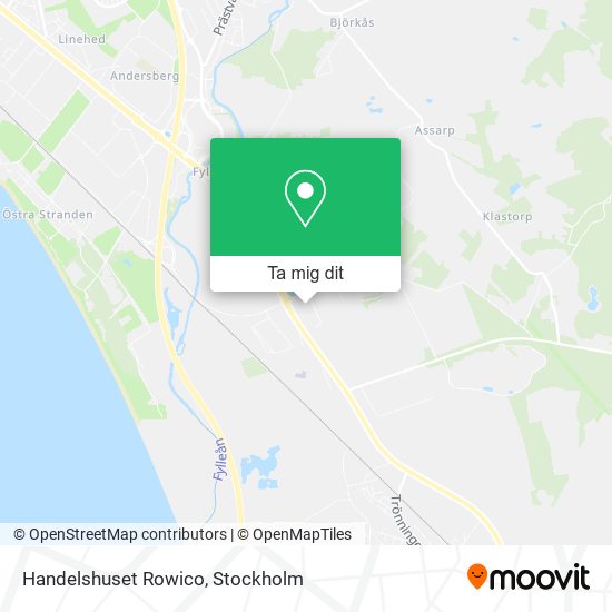 Handelshuset Rowico karta