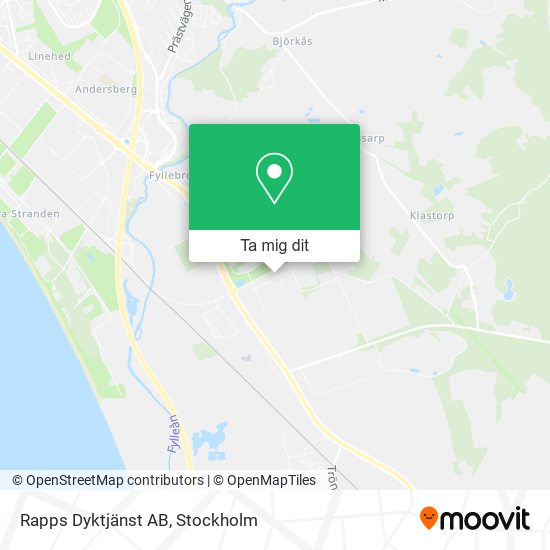 Rapps Dyktjänst AB karta