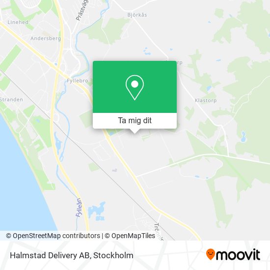 Halmstad Delivery AB karta