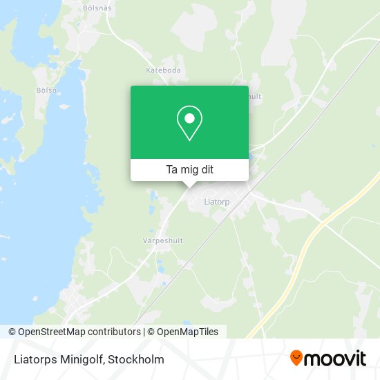 Liatorps Minigolf karta