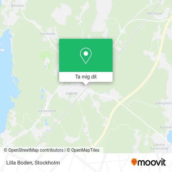 Lilla Boden karta