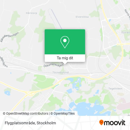 Flygplatsområde karta