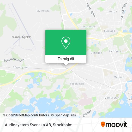 Audiosystem Svenska AB karta