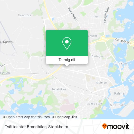 Tvättcenter Brandbilen karta