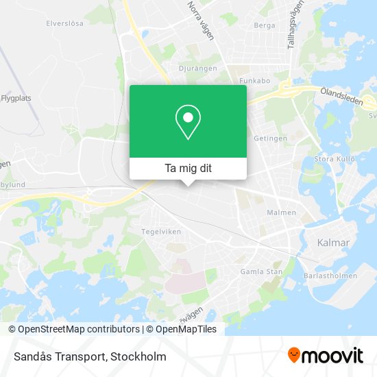 Sandås Transport karta