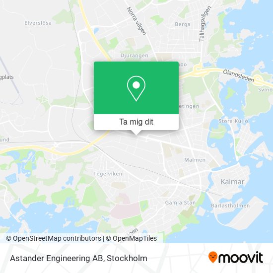 Astander Engineering AB karta