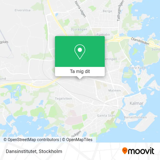 Dansinstitutet karta