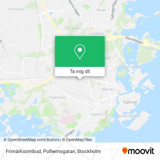 Frimärksombud, Polhemsgatan karta