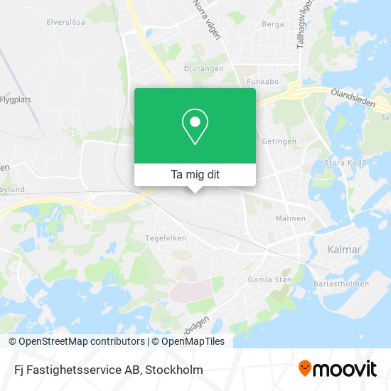 Fj Fastighetsservice AB karta