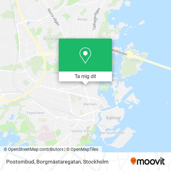 Postombud, Borgmästaregatan karta