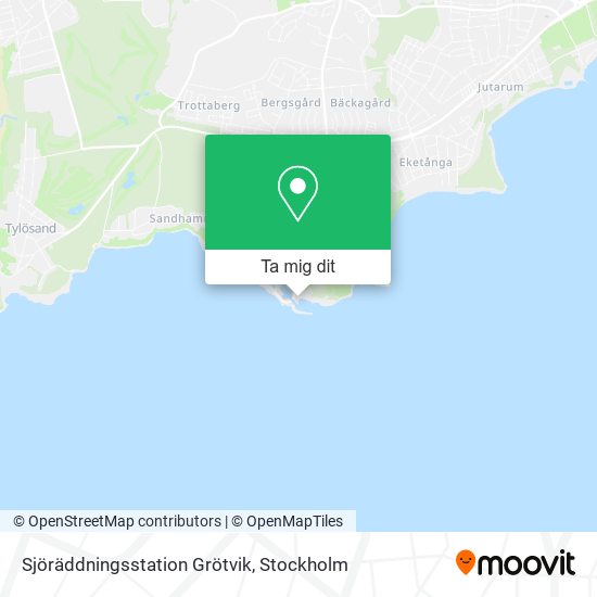 Sjöräddningsstation Grötvik karta