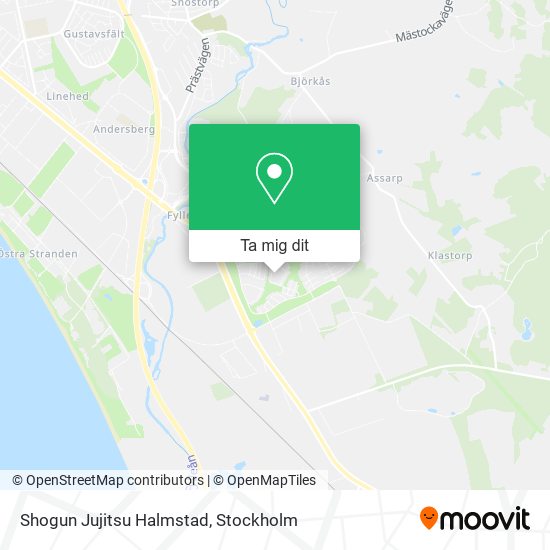 Shogun Jujitsu Halmstad karta