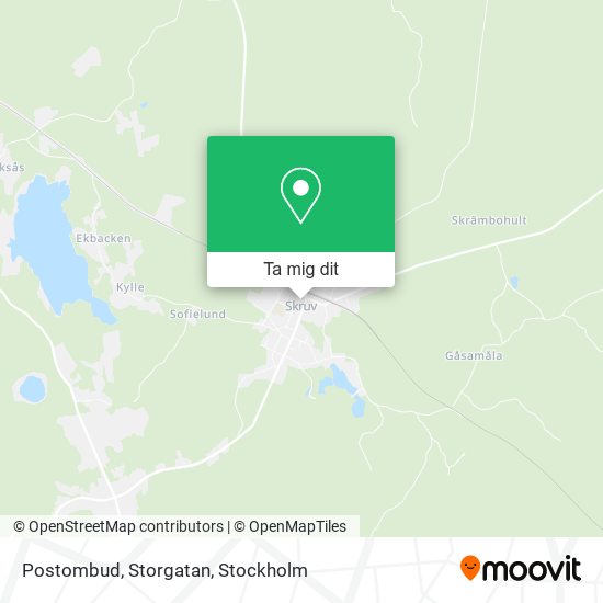 Postombud, Storgatan karta