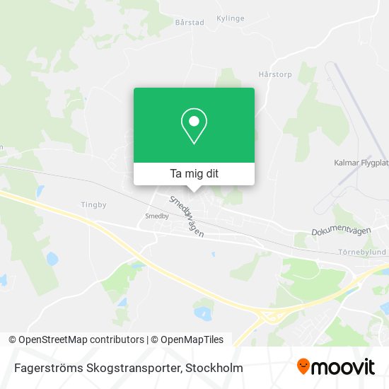 Fagerströms Skogstransporter karta