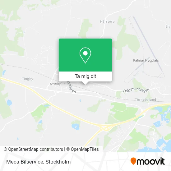 Meca Bilservice karta