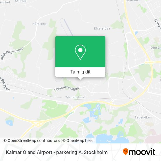 Kalmar Öland Airport - parkering A karta
