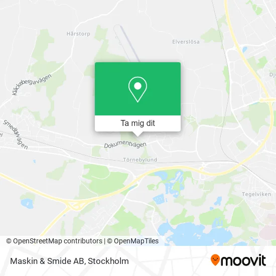 Maskin & Smide AB karta