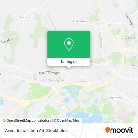 Avent Installation AB karta