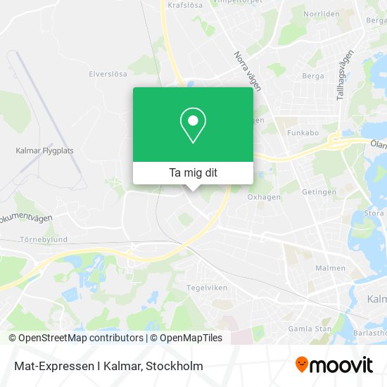 Mat-Expressen I Kalmar karta