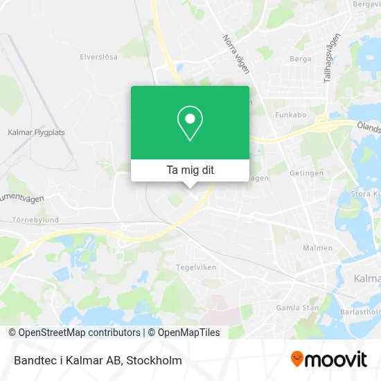Bandtec i Kalmar AB karta