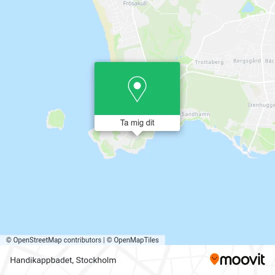 Handikappbadet karta