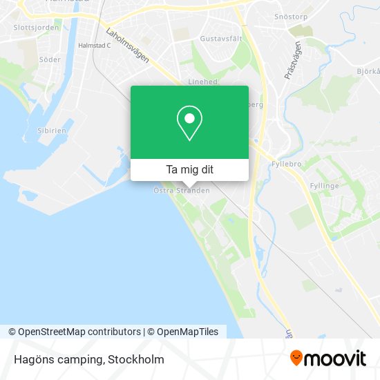 Hagöns camping karta