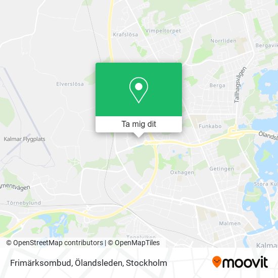 Frimärksombud, Ölandsleden karta