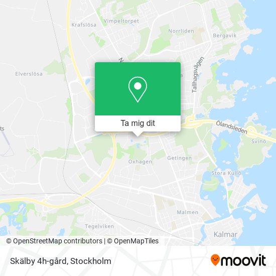 Skälby 4h-gård karta