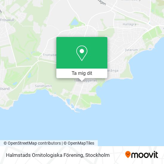Halmstads Ornitologiska Förening karta