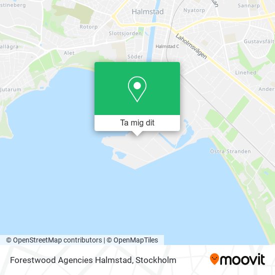 Forestwood Agencies Halmstad karta