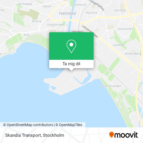 Skandia Transport karta