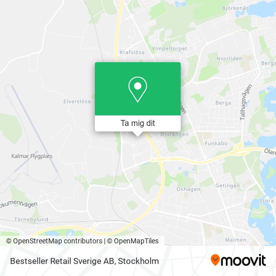 Bestseller Retail Sverige AB karta