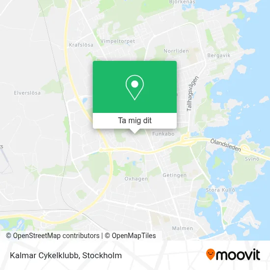 Kalmar Cykelklubb karta