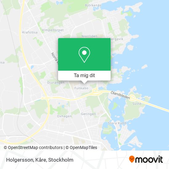 Holgersson, Kåre karta