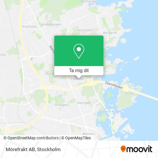 Mörefrakt AB karta