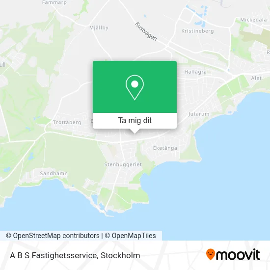 A B S Fastighetsservice karta