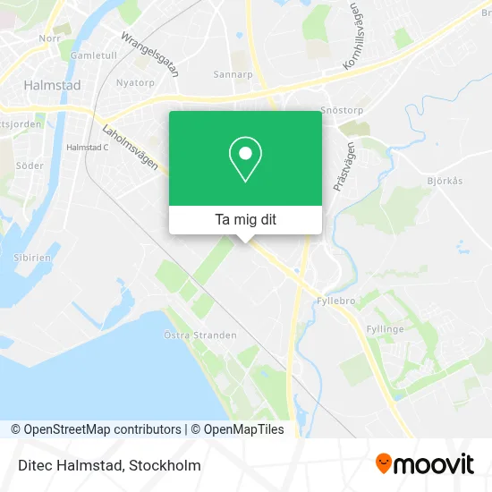 Ditec Halmstad karta