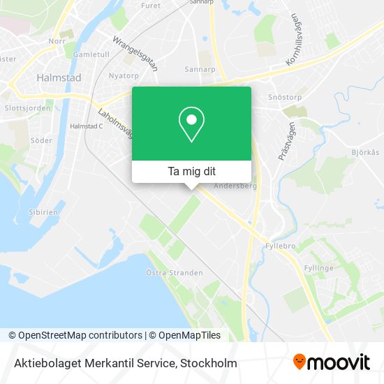 Aktiebolaget Merkantil Service karta