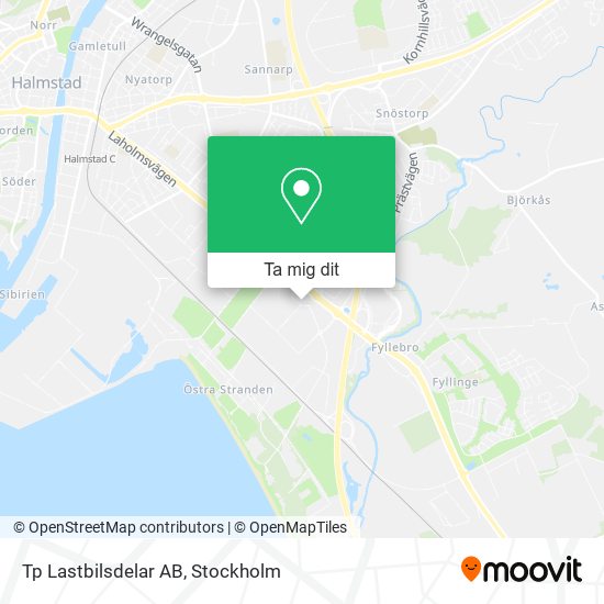 Tp Lastbilsdelar AB karta