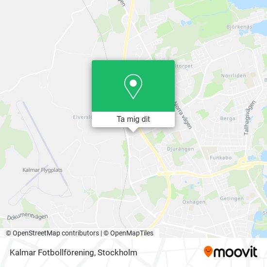 Kalmar Fotbollförening karta