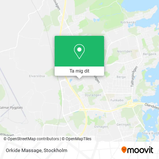 Orkide Massage karta