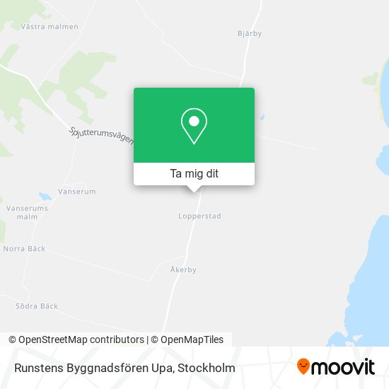 Runstens Byggnadsfören Upa karta