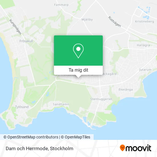 Dam och Herrmode karta