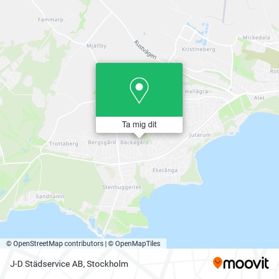 J-D Städservice AB karta