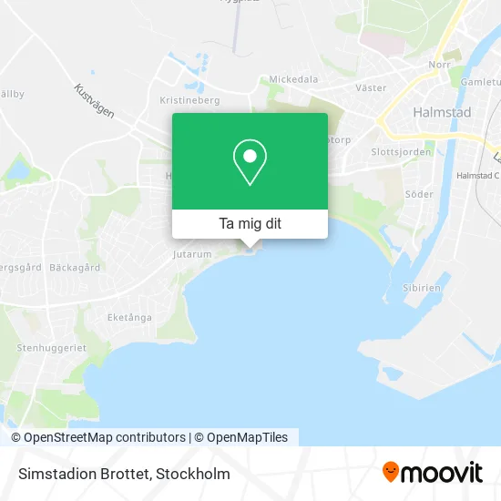 Simstadion Brottet karta