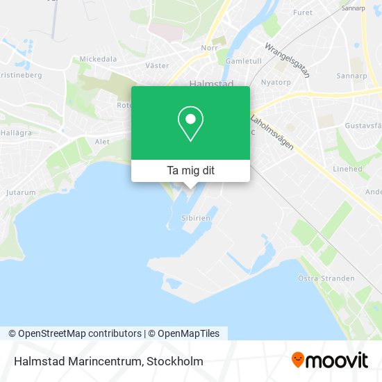 Halmstad Marincentrum karta