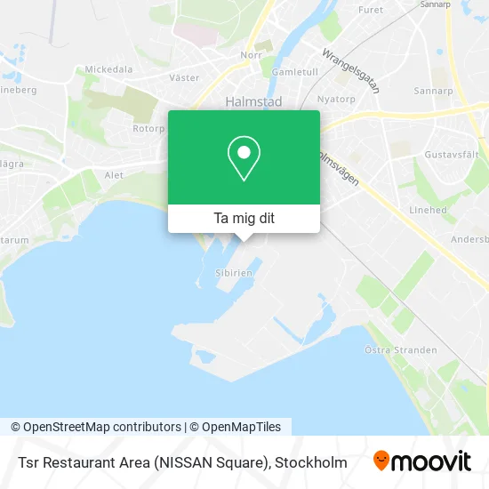 Tsr Restaurant Area (NISSAN Square) karta